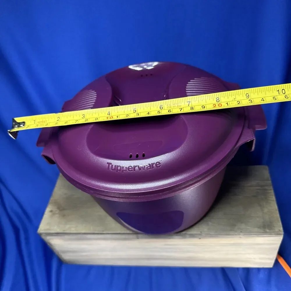 Tupperware Microwave Rice Cooker Purple Large 3L or 12 cup